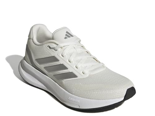 adidas Women's Run Falcon 5 Sneaker, Black/White/Black, 8