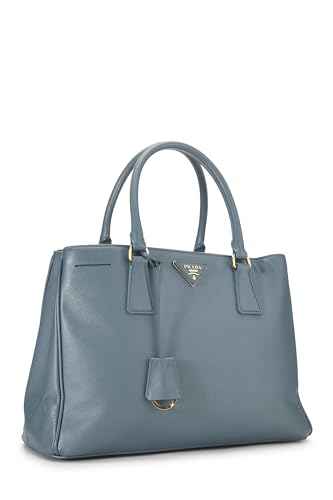 Prada, Pre-Loved Blue Saffiano Executive Tote Medium, Blue