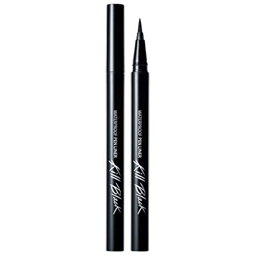 CLIO Superproof Pen Liquid Eye Liner | Precision Tip, Long Lasting, Smudge-Resistant, High-Intensity Color (001 BLACK, Pack of 1)