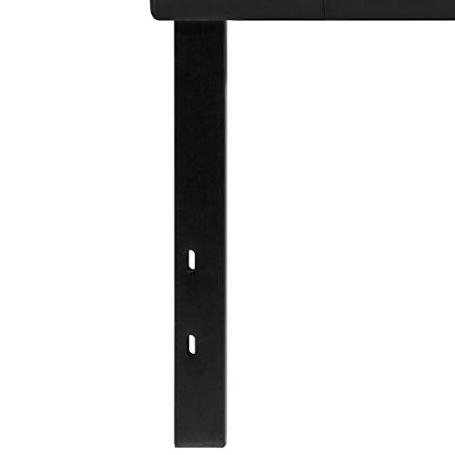 Flash Furniture Lennox Tufted Upholstered Twin Size Headboard in Black Vinyl