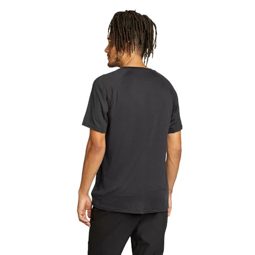 Eddie Bauer Men's Mountain Trek Short-Sleeve T-Shirt, Sea Blue, Small