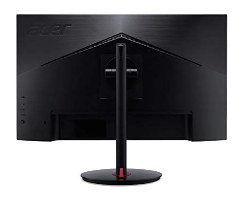 Acer Nitro 27" WQHD 2560 x 1440 PC Gaming IPS Monitor | AMD FreeSync Premium Up to 180Hz Refresh 0.5ms DCI-P3 95% 1 Display Port 1.2 & 2 HDMI 2.0 XV271U M3bmiiprx,Black