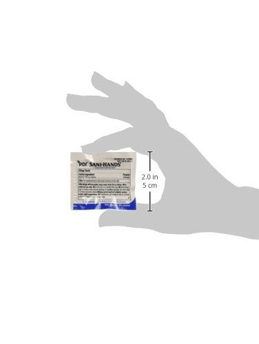 Sani-Hands Hand Sanitizer Wipes, Ethyl Alcohol Wipes Individually Wrapped with Aloe and Vitamin E, Hand Sanitizer Travel, Home, Outdoor Use, 5 in x 8 in, 100 Wipes, 1 Pack