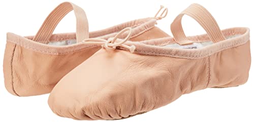 Bloch Baby-Girl's Dance Dansoft Full Sole Leather Ballet Slipper/Shoe, Theatrical Pink, 6.5 A US Toddler