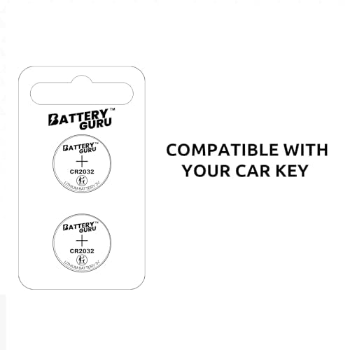 Tesla Model S, 3 & Y Key Fob Battery Replacement (Pack of 2) Powered by BatteryGuru