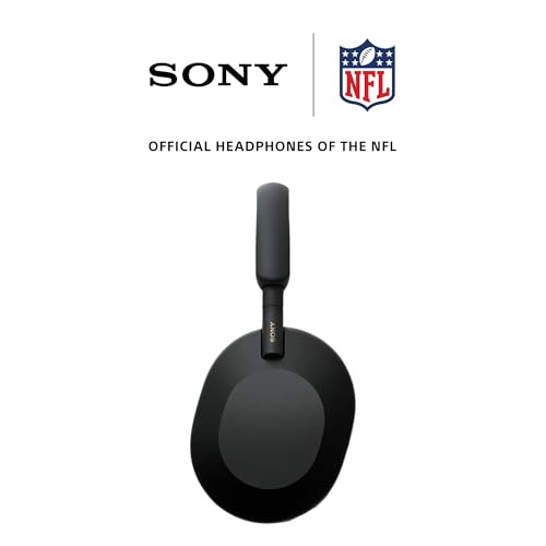 Sony WH-1000XM5 The Best Wireless Noise Canceling Headphones, Made Of Soft Fit Synthetic Leather, Integrated Processor V1, With 4 Beamforming Microphones, Up To 30-Hour Battery Life, Black