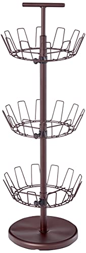 Honey-Can-Do 3 Tier Bronze Shoe Tree SHO-02220 Brown