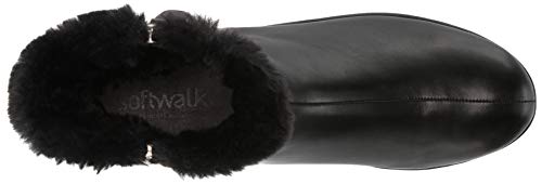 SoftWalk Women's Helena Ankle Boot, Smoke Nubuck, 9 Narrow