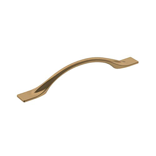 Amerock | Cabinet Pull | Champagne Bronze | 5-1/16 inch (128 mm) Center-to-Center | Uprise | 1 Pack | Drawer Pull | Cabinet Handle | Cabinet Hardware