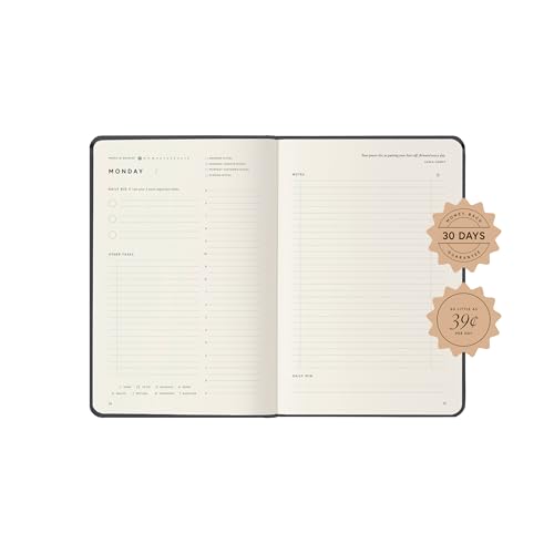 Full Focus Gray Linen Planner by Michael Hyatt - The #1 Daily Planner to Increase Focus, Eliminate Overwhelm, and Achieve Your Biggest Goals - Hardcover