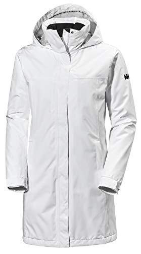 Helly Hansen Women's Aden Insulated Waterproof Windproof Breathable Coat Jacket, 001 White, X-Small