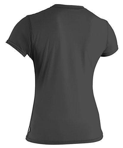 O'Neill Women's Basic Skins Upf 50+ Short Sleeve Sun Shirt, Black, X-Small