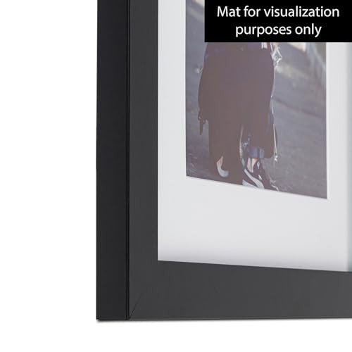 ArtToFrames 10x10 inch Black Picture Frame, WOMFRBW72079-10x10