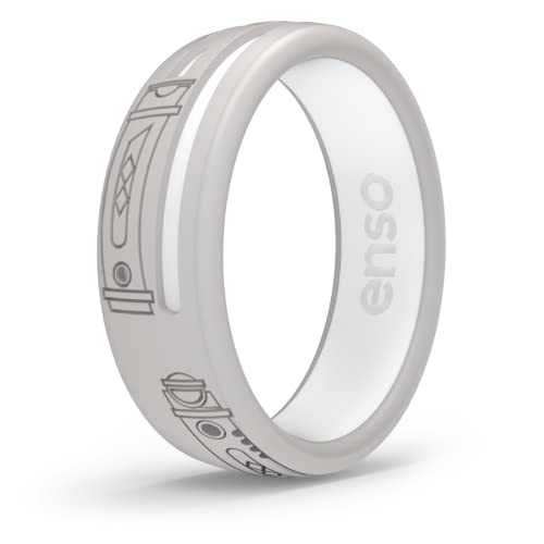 Enso Rings Star Wars Lightsaber Collection - Dualtone Silicone Ring - Obi-Wan Lightsaber - 13