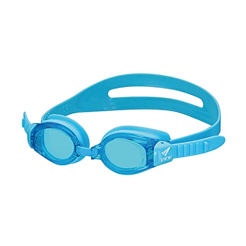 VIEW Swimming Gear V-730JASA SWIPE Youth Swim Goggles, Aquamarine