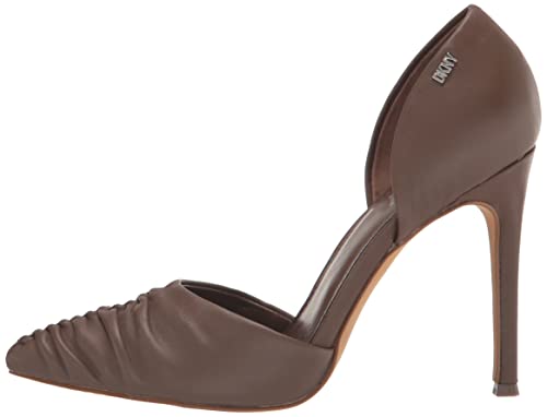 DKNY Women's Comfortable Chic Shoe Maita Pump, Gold Sand, 10