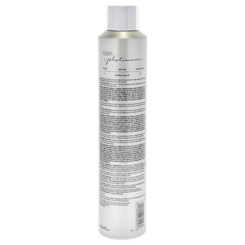 Kenra Platinum Maximum Hold Hairspray, Fast-Drying with High-Shine Finish - 10 oz