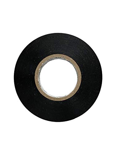 GGR Supplies T.R.U. EL7566-AW Professional Grade Rubber Black PVC Electrical Tape, Rated up to 600 Volts and 176 F - UL/CSA/CE Listed Synthetic: 1/2 in. x 66 Ft. (8 Mil)