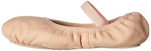 Bloch Dance Girl's Belle Full-Sole Leather Ballet Slipper/Shoe, Pink, 8 C US Little Kid