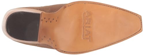 Ariat Women's Hazel Chimayo Western Boot, Terracotta Roughout/Arroyo Chocolate, 6