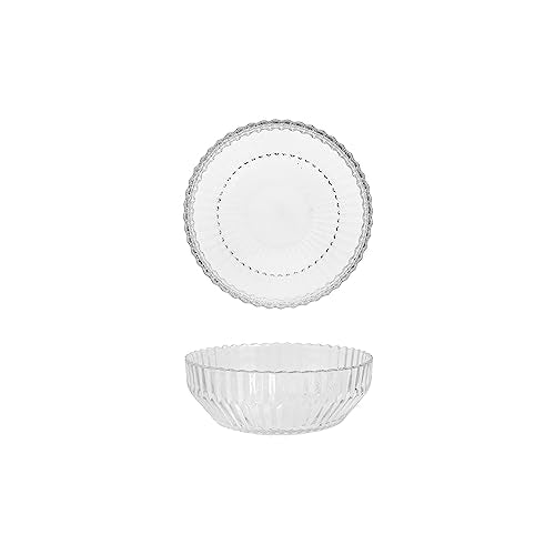 Fortessa Archie Glass 12 Piece Dinnerware Set, Service for 4, Clear