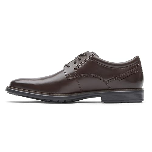 Rockport Men's Next Gen Plain Toe Oxford, New Brown, 9