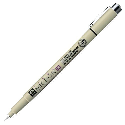 Sakura of America Pigma 0.35mm Fade-Resistant Micron Pens (SAKXSDK0349), Black