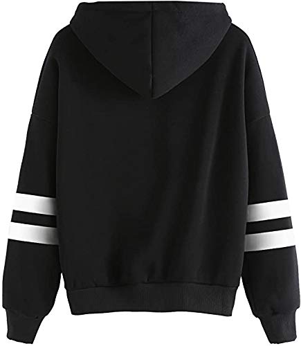 Fronage Hoodies for Teen Girls Cat Hooded Sweatshirt Womens Long Sleeve Cute Pullover Tops (Small, Y A Wine)