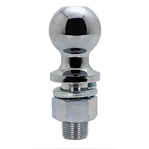Quick Products QP-HB3004S 1-7/8" Chrome Hitch Ball - 1" Diameter x 2-1/8" Long Shank - 2,000 lbs.