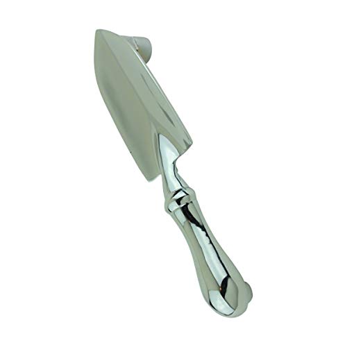 Renovators Supply Manufacturing Brass Door Knockers for Front Door 7 in. Trowel Style Chrome Plated Brass Door Knocker with Mounting Hardware