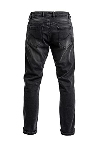 John Doe Taylor Monolayer XTM Motorcycle Jeans Men with Protectors Black 33/32
