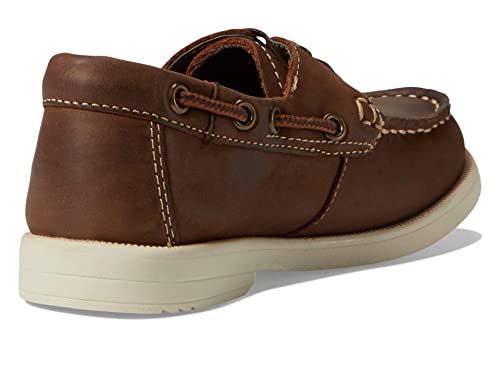 Florsheim Boy's Croquet Jr Moc Toe Boat Shoe (Toddler/Little Kid/Big Kid) Tan 3 Medium