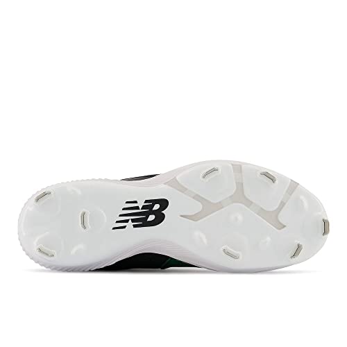 New Balance Men's FuelCell 4040 V6 Metal Baseball Shoe, Black/White, 14 Wide