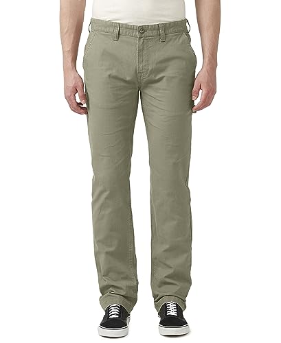 Buffalo David Bitton Men's Straight Six Carpenter Pant, Dark Beige