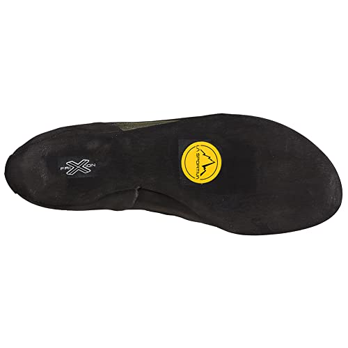 La Sportiva Men's Tarantulace Rock Climbing Shoes, Olive/Tiger, 7.5