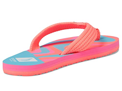 Sperry Calypso Sport Sandal, Coral Multi, 1 US Unisex Big Kid