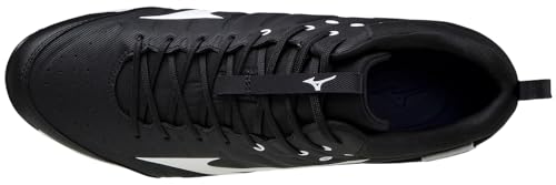 Mizuno Men's 9-Spike Ambition 2 Baseball Shoe, Royal-White, 12