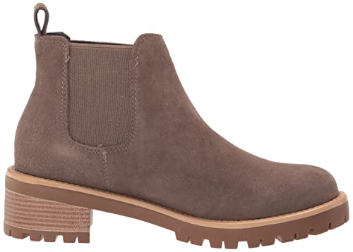 Blondo Women's Mayes Chelsea Boot, Dark Taupe, 9 Wide