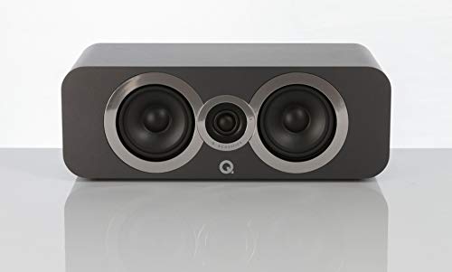 Q Acoustics 3090Ci Center Speaker Graphite Gray - 2-way Reflex Enclosure Type, 2 x 4 Mid/Bass Driver, 1 x 0.9 Tweeter - Active Speakers/Hifi Speakers for Home Theater Sound System