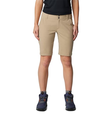 Columbia Women's Saturday Trail Long Short,British TAN,4