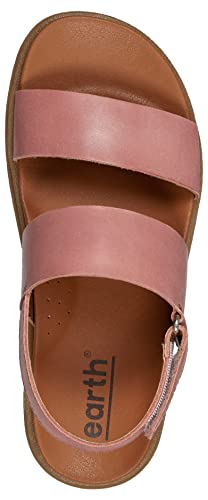 Earth® Women's LEAH Flat Sandal, Beige 210, 11 M