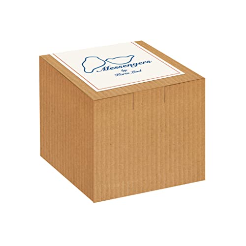 Enesco Izzy and Oliver Karin Lind Messengers Needed Some Peace Bird Figurine, 2.75 Inch, Dark Blue