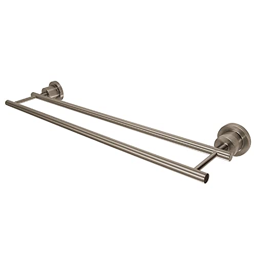 Kingston Brass BA8213SN Concord Dual Towel-Bar, 24-Inch, Brushed Nickel