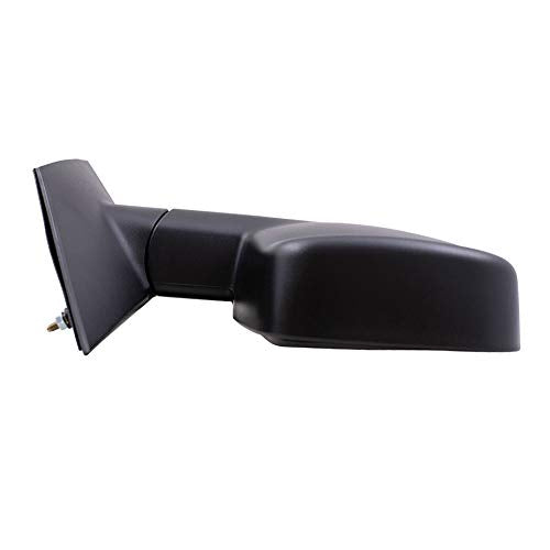 Brock 1333-7301R Passenger Side Right Standard Type Manual Door Mirror Textured Black With Dual Glass Compatible With 2003-2024 Chevrolet Express 2003-2024 GMC Savana