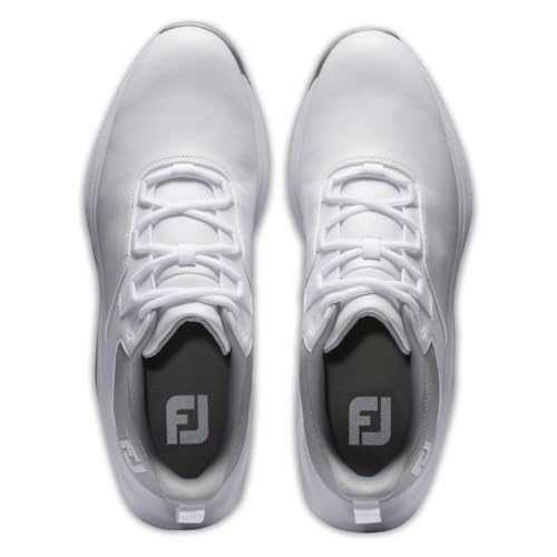 FootJoy Men's Prolite Golf Shoe, White/Light Grey/Grey, 9 X-Wide