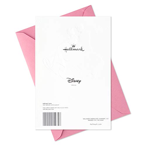 Hallmark Disney Valentines Day Card for Husband, Wife, Boyfriend, Girlfriend (Our Fairy Tale) Anniversary Card, Love Card