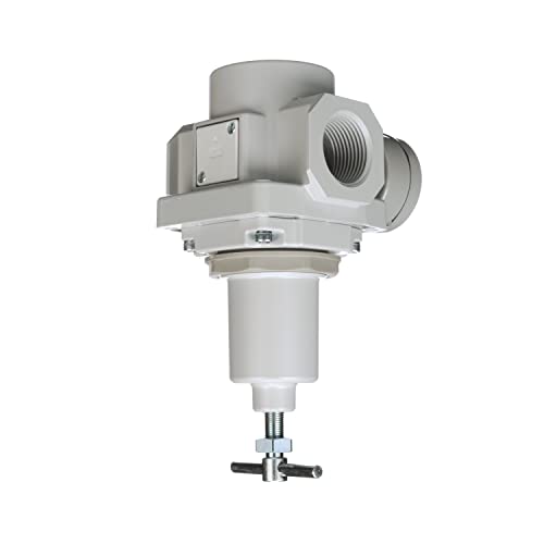 PneumaticPlus SAR Series T-Handle Compressed Air Pressure Regulator (1" NPT)