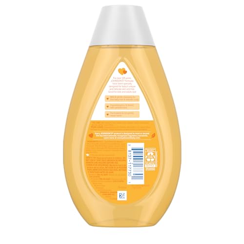 Johnson's Baby Tear Free Shampoo, No Parabens/Phthalates/Sulfates/Dyes, Fresh, 13.6 Fl Oz