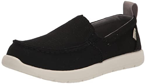 Sanuk Hangout Lite Sneaker, Black, 1 US Unisex Little Kid