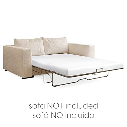 Milliard 4.5 Inch Memory Foam Replacement Mattress with Breathable, Waterproof and Washable Cover for Full Size Sleeper Sofa and Couch Beds (Sofa Not Included) - Full
